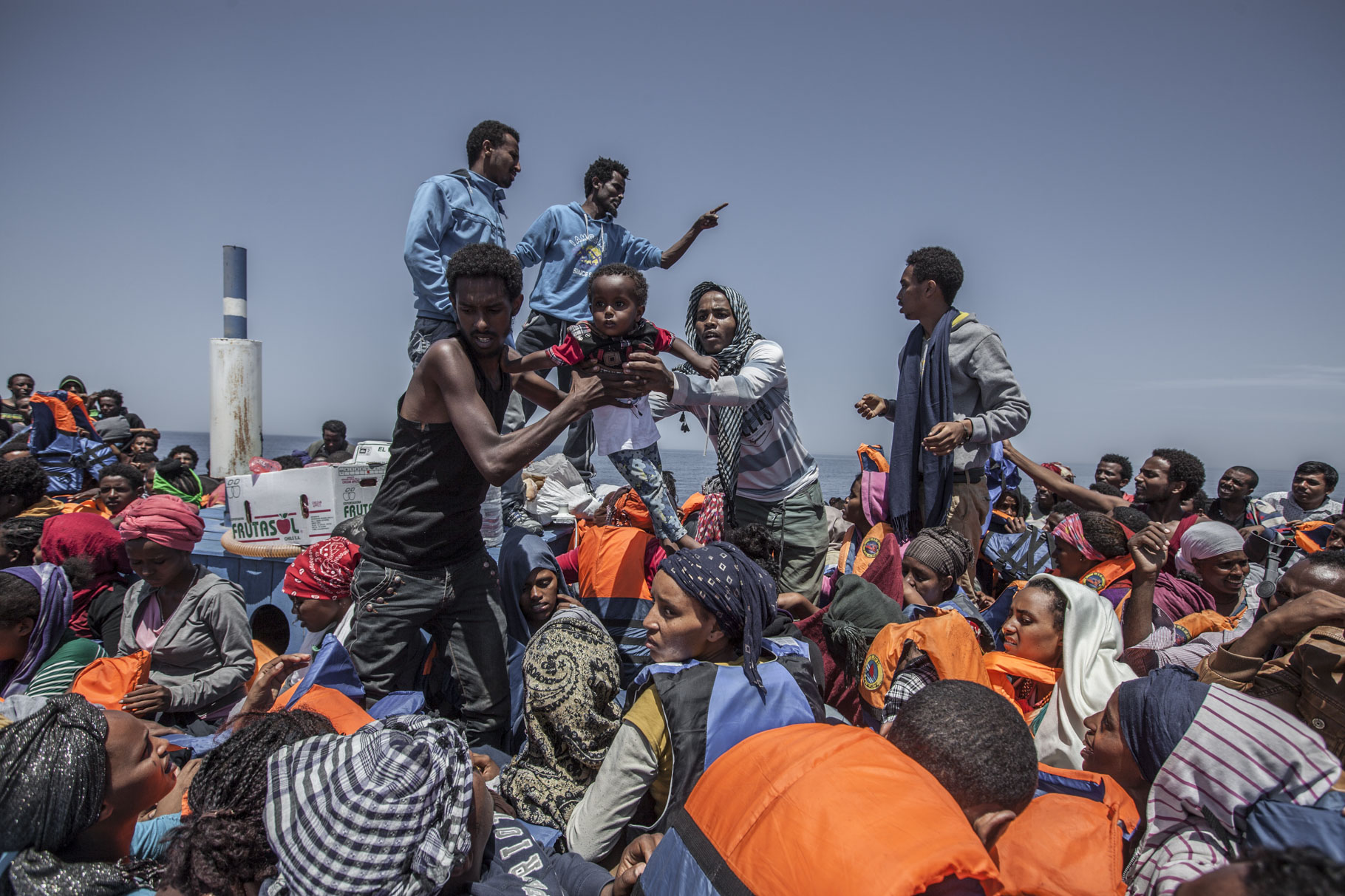 Migrant rescues in the Mediterranean sea