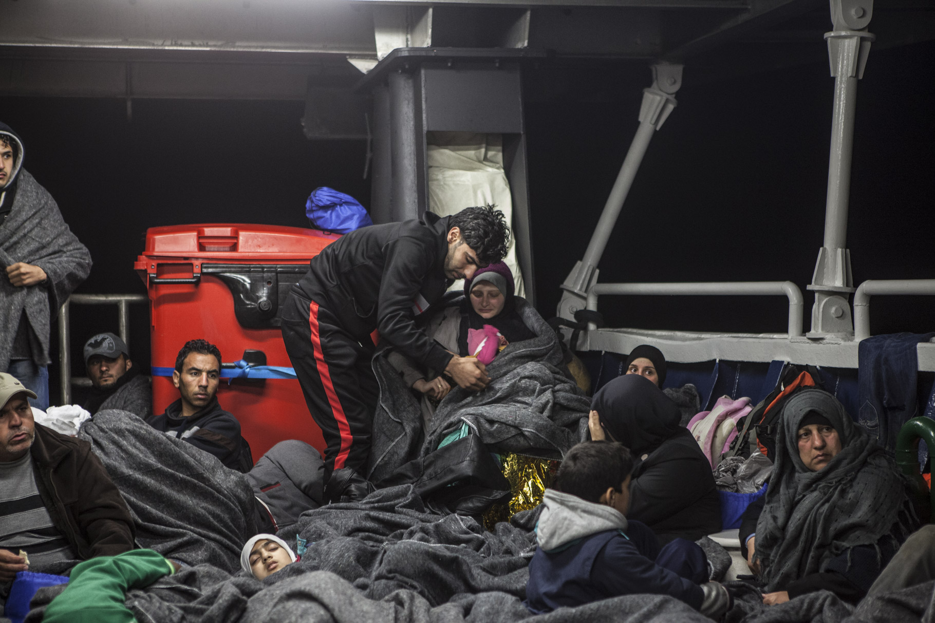 Migrant rescues in the Mediterranean sea