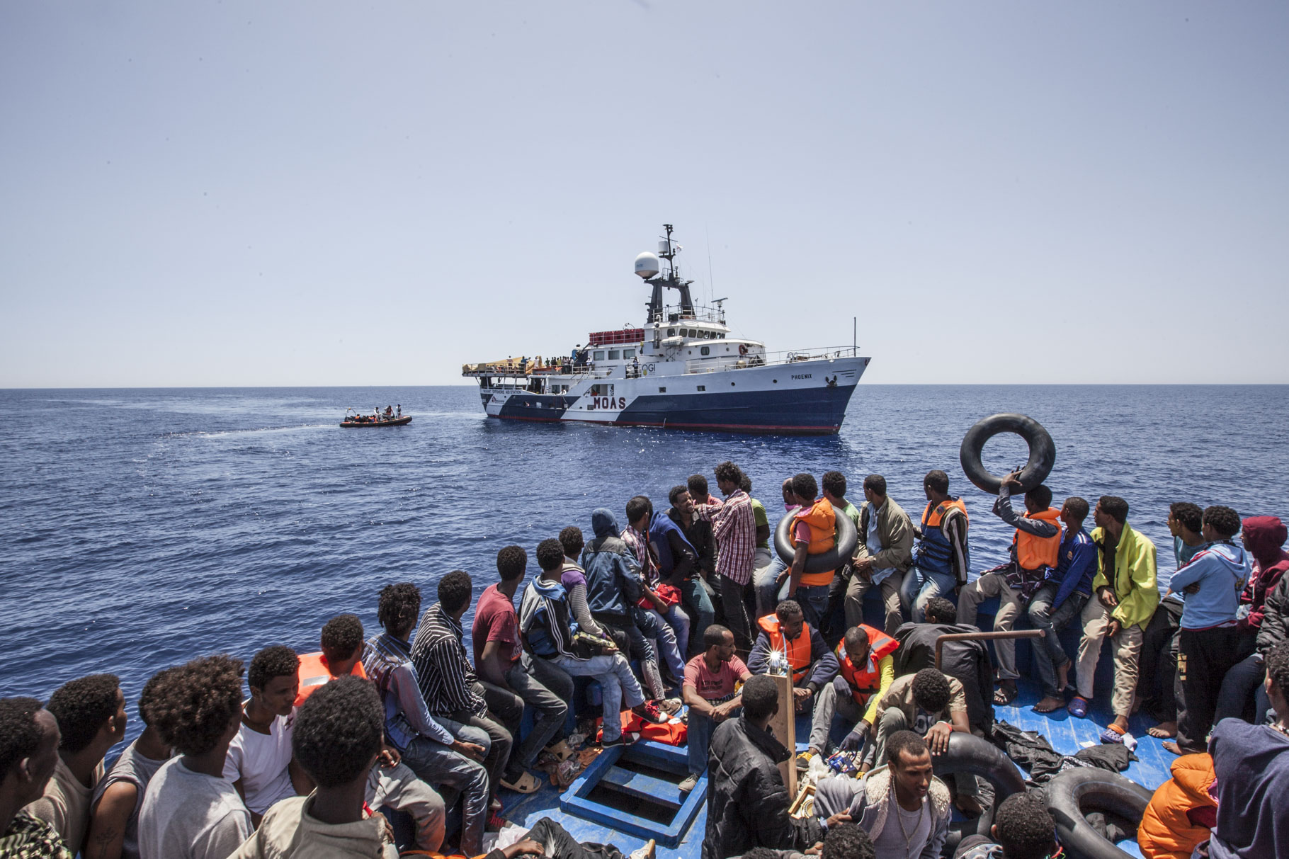 Migrant rescues in the Mediterranean sea