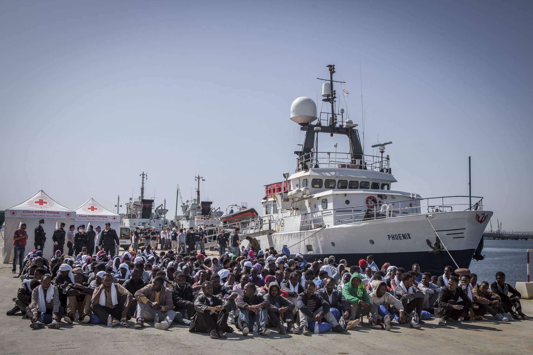 Migrant rescues in the Mediterranean sea