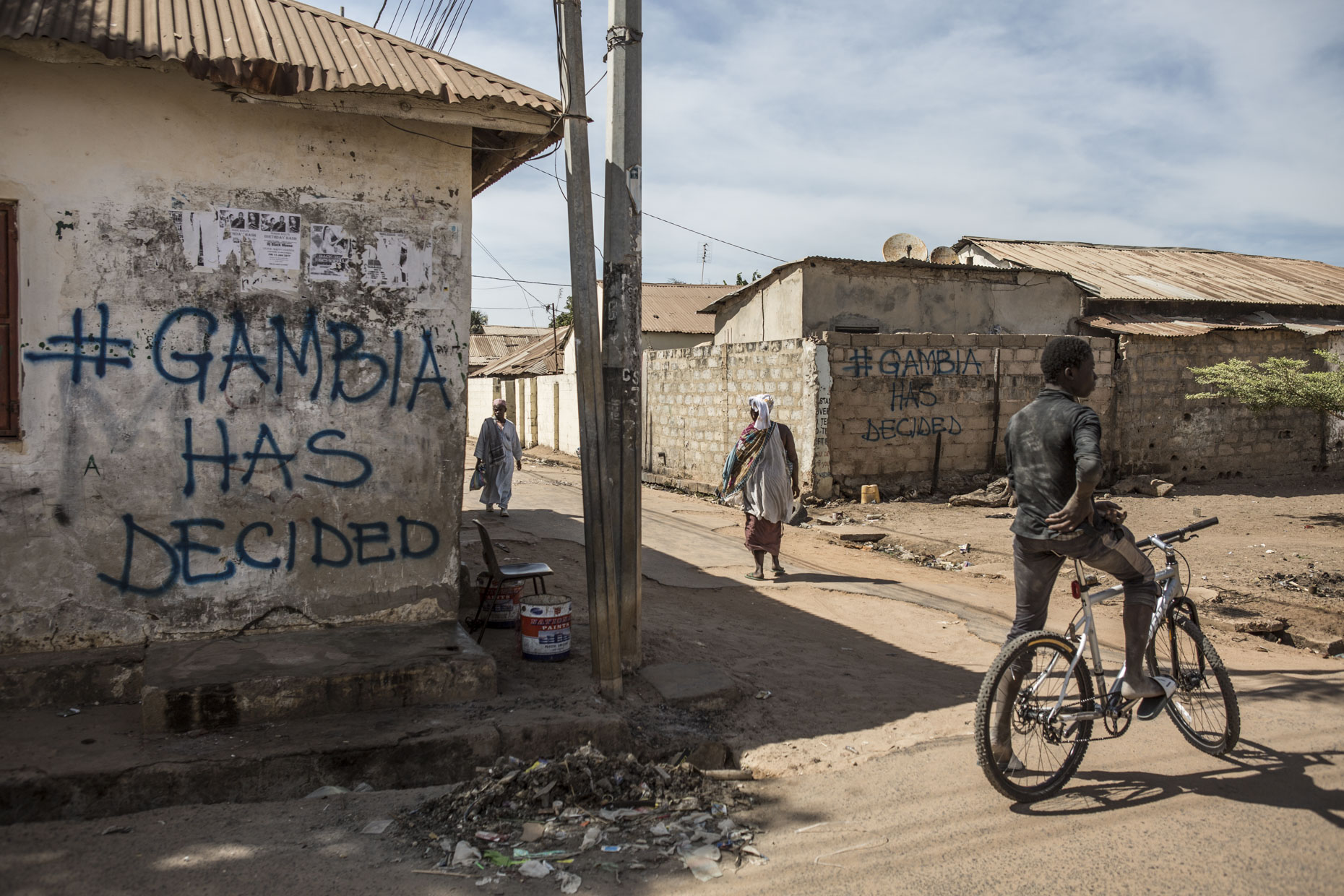 The Gambia Has Decided graffiti