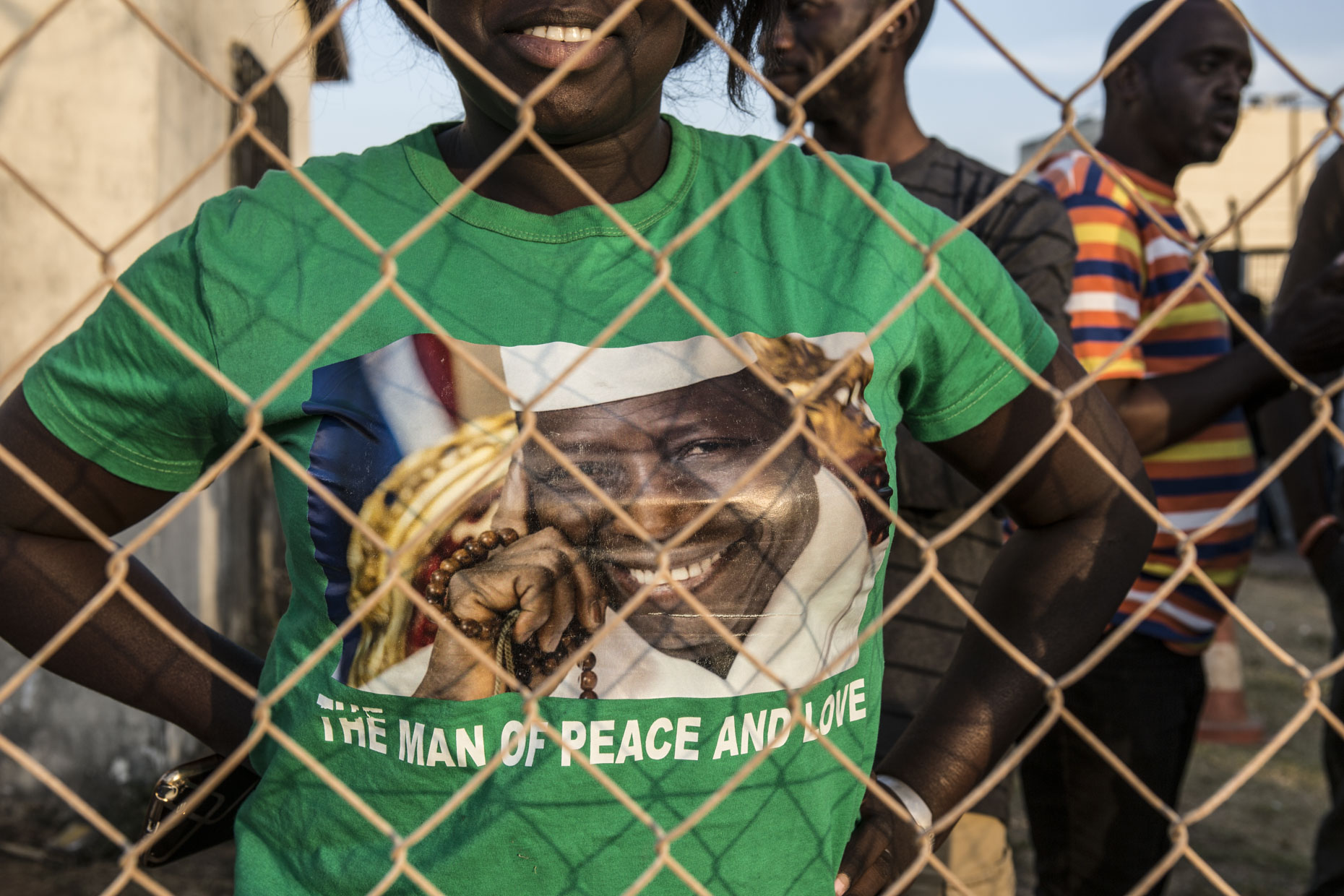 Supporters of ousted President Yahya Jammeh