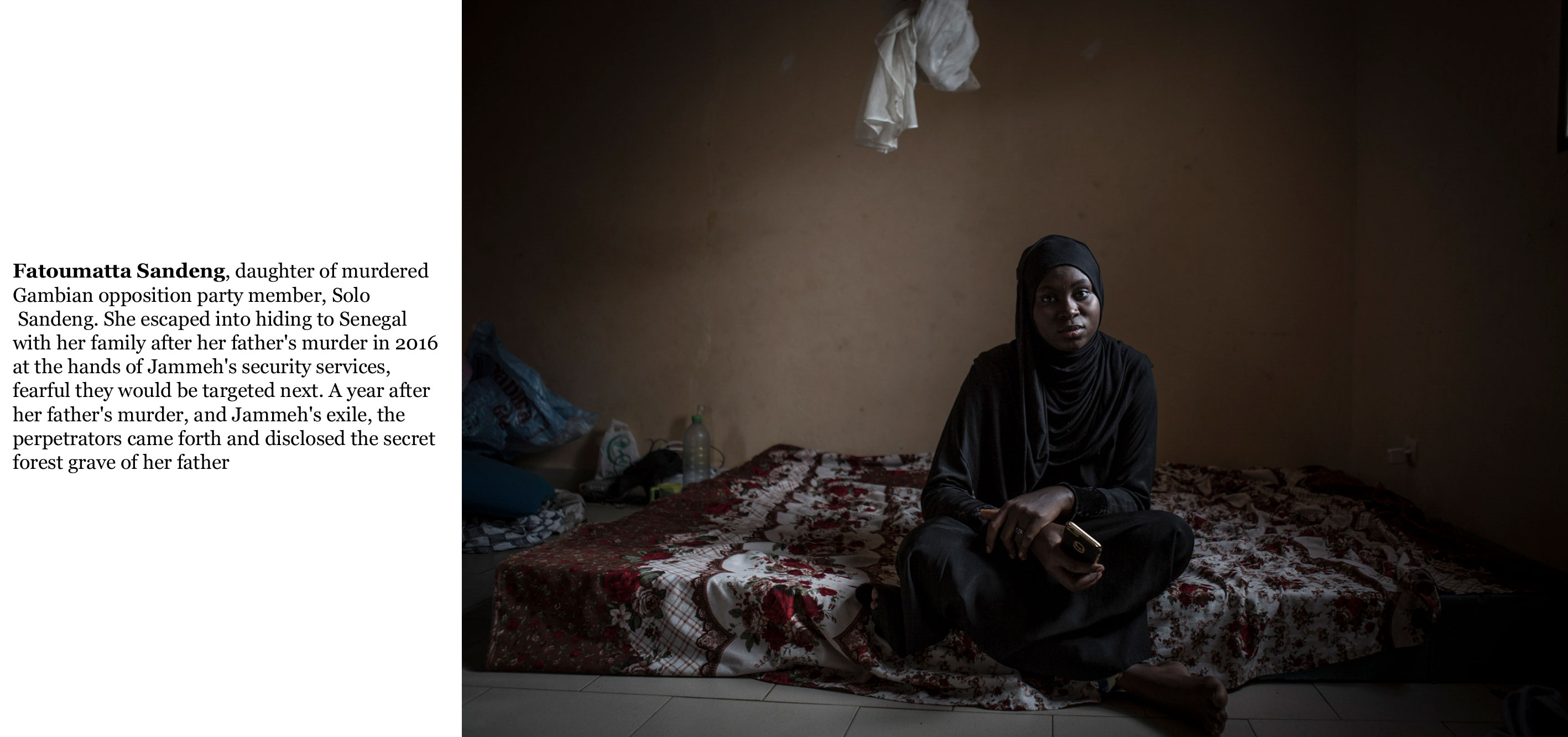 Gambia victims and resisters-Fatoumatta Sandeng, daughter of murdered opposition party member, Solo Sandeng ©Jason Florio